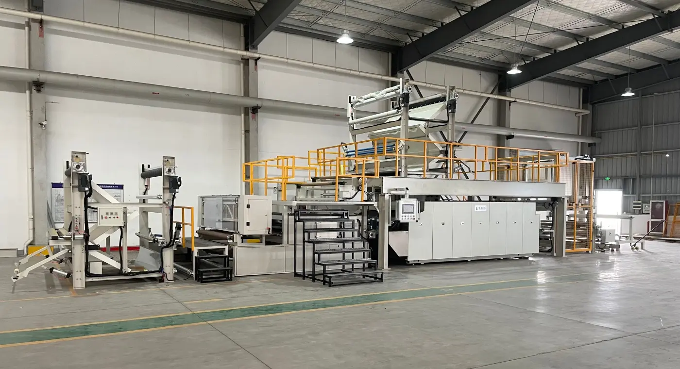 Hot melt powder scatter lamination machine for car trim materials.jpg