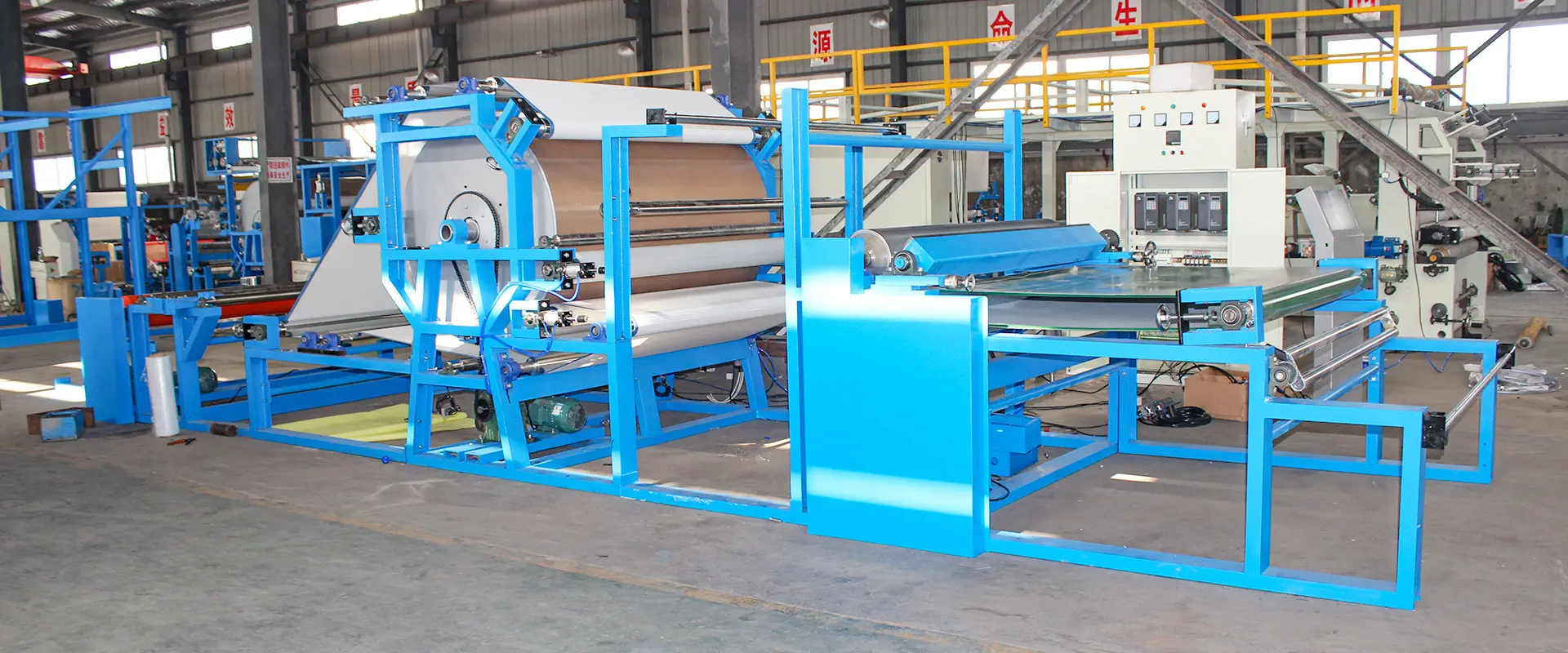 Water based glue lamination machine